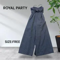 2961☆ROYAL PARTY ストライプ柄 サロペットのサムネイル