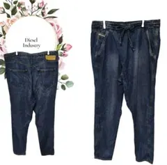 【ディーゼル】DIESEL♡メンズデニムパンツウエスト紐ダメージ加工【W27】
