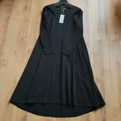 新品 23区 ヴィスコースストレッチニットフレアワンピース