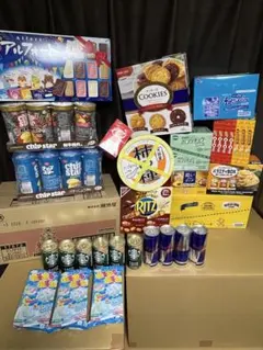アミューズメント景品 お菓子・食品、ジュース詰め合わせ　大容量のサムネイル