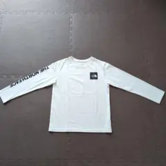 THE NORTH FACE ノースフェイス ロンT 白 キッズ150
