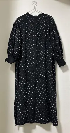 AMERICAN HOLIC ドット柄シャツワンピース