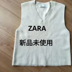 ZARA Vネック ニットベスト