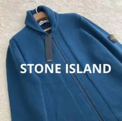 定価7.7万円　STONE ISLAND ジップアップ　ウール　ジャケット　Lのサムネイル
