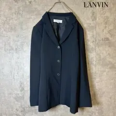 LANVIN サイズ42 背抜き ネイビー サマー ジャケット R580のサムネイル