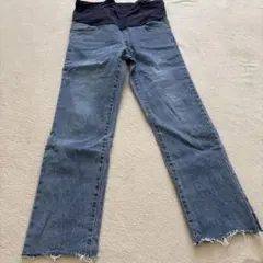 デニムパンツ マタニティ用　L