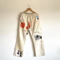 Freada／フリーダ 】vintageヨーロピアンエコバッグリメイクパンツ