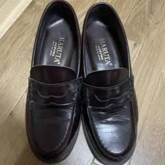 HARUTA ダークブラウン ローファー