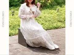 エマフローレス ボタニカルワンピース LL 美品