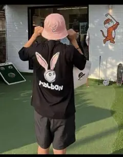malbon ブラック Tシャツ