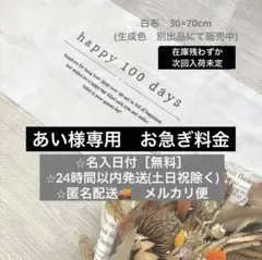 100日　タペストリー　100days 百日祝い　飾り　お食い初め　白　横
