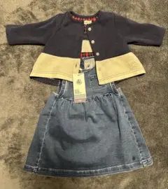 カーディガン70デニムワンピース74