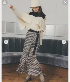 snidel　フリルロングスカーショーパン　SWFP225133