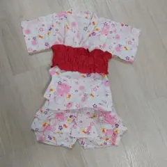 甚平浴衣　女の子 90サイズ