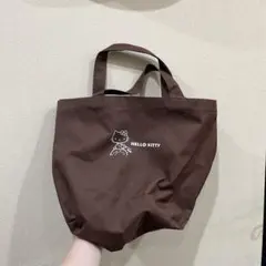 ハローキティ　バッグ　ブラウン