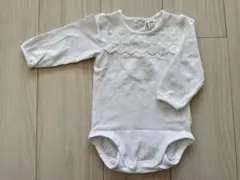 H&M ロンパース ベビー 肌着 保育園 入園式 レース 68