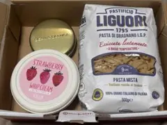 カルディ　いちごホイップクリーム　パスタミスタ　DEANジャスミン茶　3点セットのサムネイル