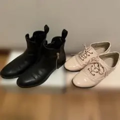 【2足セット】alicia PAGEBOY Mサイズ ブーツ&エナメル靴のサムネイル
