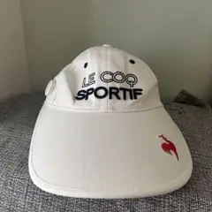 le coq sportif つば広キャップ