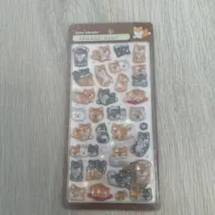 和柄 犬 ボンボンドロップシール