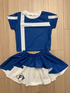 【美品】北海道日本ハムファイターズ ガールキッズ ユニフォーム 上下セット JM