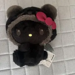 ハローキティ バット型ぬいぐるみ 黒