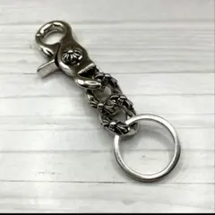 Stussy ロゴ カラビナ キーホルダー シルバー SS LINK ラストワン