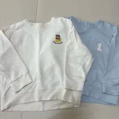 GUベビー　カンタンプルオーバー　トレーナー　100