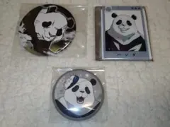 呪術廻戦　パンダ　缶バッジ　アクリルカード