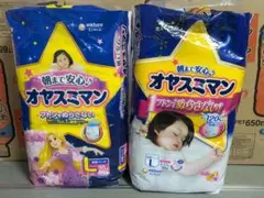 オヤスマン 女の子 Lサイズ プリンセス 30枚ⅹ2 - メルカリ
