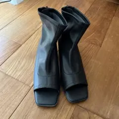 GU ウルトラストレッチ オープントゥブーツ L ブラック Mサイズ