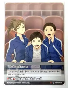 06-63応 ハイキュー バボカ 6 烏野高校女子バレー部 応援カード