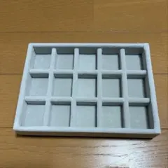 無印良品　重なるベロアケース格子