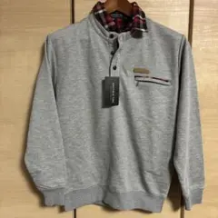 ANOTHER TIME アナザータイム　グレー ポロシャツ　S 新品タグ付
