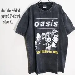 【新品】ビンテージ加工　バンドTシャツ　XL　オアシス 909−033-02のサムネイル