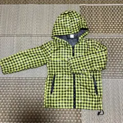 チェック柄　長袖　上着　ジャンパー120cm