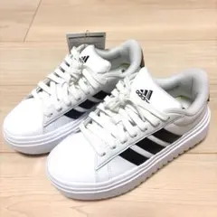 【新品未使用】adidas グランドコート プラットフォーム　24cm 厚底