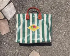 FRUIT OF THE LOOM ストライプ トートバッグ　内ポケットのサムネイル