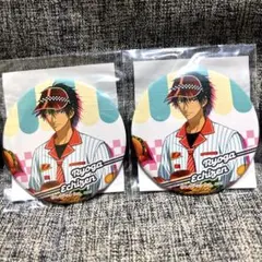 テニスの王子様　越前リョーガ　缶バッジ　2個　セガラッキーくじ
