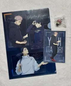 呪術廻戦 めじるしアクセサリー 虎杖悠仁 ドンキホーテ クリアファイル カード