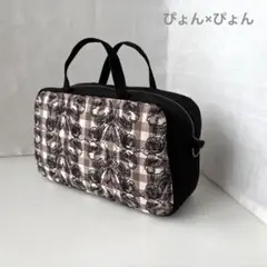 刺繍生地ポーチバッグ　ジョリーフルール