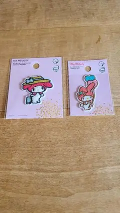 サンリオ ワッペン マイメロディ ２個セット