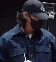 【新品】Calvin Klein キャップ　ジョングク着用モデル　ブラック