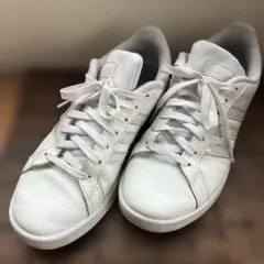 adidas cloudfoam ホワイト スニーカー