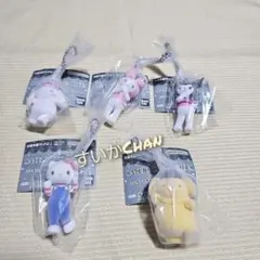 ㉚ サンリオキャラクターズ ミニチュアチャーム 全5種類コンプ ガチャ