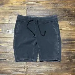 レミレリーフ 特殊加工 ストレッチ スウェット ハーフパンツ 後染めのサムネイル