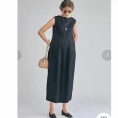 Mila Owen ブラック ノースリーブ ロングワンピース サイズ0