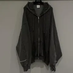VETEMENTS 23SS CUT-UP ZIP-UP HOODIE - メルカリ