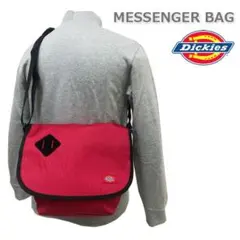 【Dickies】メッセンジャーバッグ ショルダーバッグ レッド