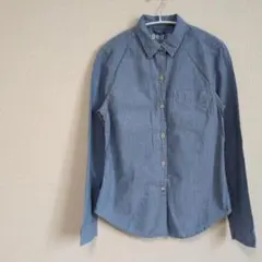 【GAP】ギャップ　長袖　ダンガリーシャツ　XSサイズ　デニムシャツ　1969
